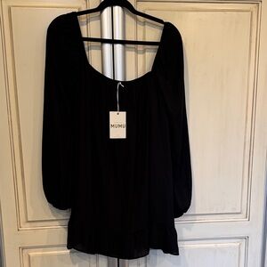 Show Me Your MuMu Black mini dress NWT small